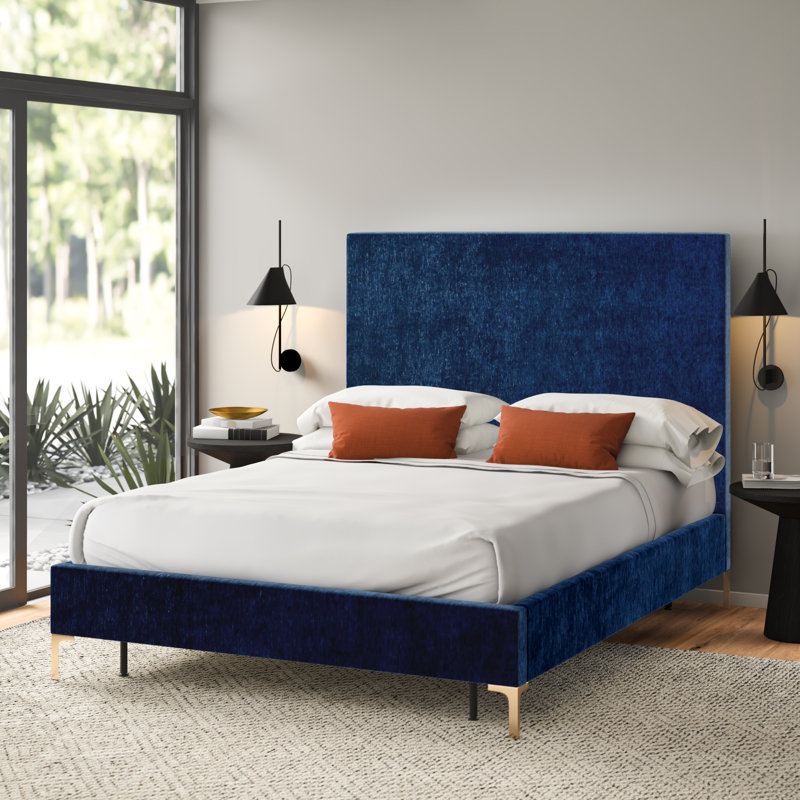 Metson Upholstered Platform Bed & Reviews AllModern